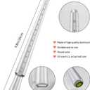 Meowoo Ring Sizer Measuring Tool Set, Metal Ring Guage for Ring Measurer, Integrated Conical Solid Ring Mandrel Sizer Tools for Ring Repair and Measurement, Jewelry Sizing Measuring, Pro 2 pcs