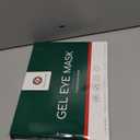 Medi Grade Cooling Gel Eye Mask for Puffy Eyes  Reusable Gel Eye Mask and Cooling Eye Pads with Thermo-Bag for Dark Circles and Morning/Night Skincare Routine  Reversible Cold Eye Mask (Blue)