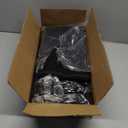 Room Divider Single Panel, 71''W x 71''H Height Adjustable Large Room Divider Panel for Office, Fabric Portable Privacy Screen Wall Divider for Room Separation, Black Freestanding Partition Separators