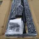 Full Size Bed Frame with Upholstered Headboard – Heavy Duty Platform Full Bed Frame with Sturdy Wood Slats, No Box Spring Needed, Noise-Free, Easy Assembly, Modern Bedroom Furniture (Black, Full)