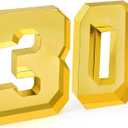 Cardboard Number for Charcuterie 30 Set Fillable Tray 10.2'' Gold Charcuterie Paper Box for 30th Birthday Anniversary Party Decorations Chocolate Candy Cupcake Container