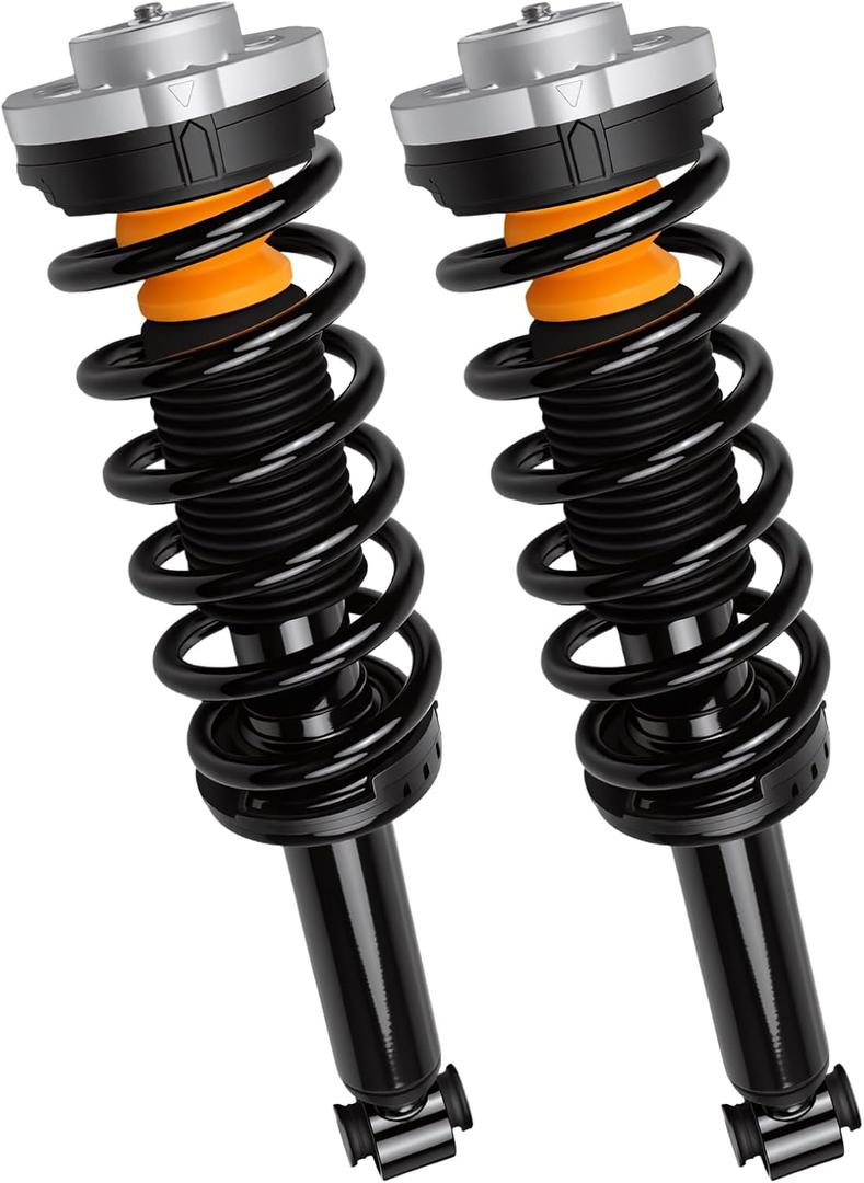 Pair Rear Suspension Shock Struts Absorber Assembly Assy without EDC Compatible with BMW X3 F25 2011-2017 for X4 F26 2015-2018 Replacement for 33526796422 33526796317