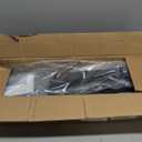 Premium Aluminum Boat Rod Holder - 360 Rotating Fishing Rack for 4 Rods, Adjustable Height (16-30 Inches), Saltwater/Freshwater Compatible with Quick-Release Anti-Trip Mount (Black)