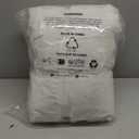 Cozy Bliss Faux Fur Throw Blanket for Bed King Size, Fuzzy Soft Plush Thick Bubble Blanket for Sofa Bedroom Living Room, 108 * 90 Inches Cream White