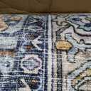 10x14 Area Rugs for Living Room: Washable Bedroom Rug Boho Vintage Rugs Stain Resistant Non Slip Low Pile Soft Lightweight Carpet for Kitchen Dining Room Farmhouse Nursery Kids Room Home Office