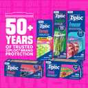 Ziploc Gallon Food Storage Bags, Stand-Up Bottom, Easy to Fill, 81 Count