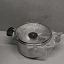 8 Quart 3-Ply Cooking Stock Pot with Lid, P&P CHEF Stainless Steel Large Pot for Pasta Soup, Work on Multi Stove, Heavy Duty & Dishwasher Safe, Dual Heat-resistant Handles & Transparent Glass Lid