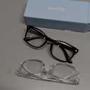 Gaoye Blue Light Blocking Glasses - Fashion Square Eyeglasses, Anti UV Ray Computer Gaming Glasses Blue Blockers for Women/Men