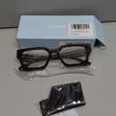 livho Oversized up to 99% Blue Light Blocking Glasses for Woman - Rectangle Fashion Glasses for Computer, Chic Preppy Frame