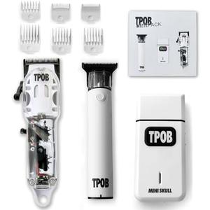 TPOB Slime 2 Professional Hair Clippers Collection (White Pack)