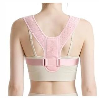 HVRCRK Posture Corrector for Women Thin & Invisible Back Brace for Posture Adjustable Back Support Brace Relieve Upper Back Discomfort & Regain Confidence, 28-45", 1 PCS