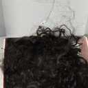 Clip in Hair Extensions, FLUFYMOOZ 4PC 100 Pure Protein Silk Hair Extensions Long Soft Natural Hairpiece 20 Inch Curly Hair Extension for Women (Black)