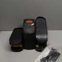 VIVURN 028 Under Desk Elliptical 12 Speed 5 Modes Motorized Leg Exerciser While Sitting for Seniors As Seen on TV Low Impact Electric Pedal Exerciser with Non-Slip Mat Quiet for Home and Office (Orange)