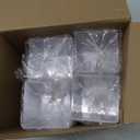 Zubebe 100 Pack 8 Oz Square Plastic Cups, Appetizer Dessert Cups Clear Plastic Disposable Small Tumbler for Ice Cream, Fruit Puddings, Desserts, Appetizers Wedding Party Catering Supplies