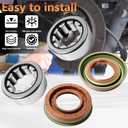 Rear Axle Shaft Bearing Seal Kit & Driver Passenger Kit for Ford F150 F250 Truck with 9.75 Inch Ring Gear Pair 2 Bearings & 2 Seals