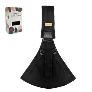 Baby Sling Carrier 2026 Baby Carrier Newborn to Toddler Sling Lightweight Baby Carrier Sling with Adjustable Straps Toddler Carrier Wrap for 10-30 lbs(Black)