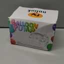 Nulink Electric Balloon Pump, Portable Electric Balloon Blower Machine Balloon Air Pump Dual Nozzle 110V 600W Balloon Inflator for Party Decorations (Rose red)