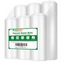 MakMeFre 6 Pack 8"x20'(3Rolls) and 11"x20' (3Rolls) Vacuum Sealer Bags Rolls for Food,Commercial Grade, BPA Free,Puncture Prevention,Great for Sous Vide Cooking