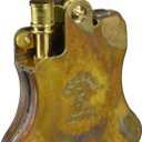 Ronson Banjo Steampunk Design Oil Lighter Japanese Made in Japan Wild Brass