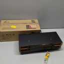 QEEIG Floating Shelves for Wall Bathroom Shelf Bedroom Kitchen Living Room Hanging Book Shelves Small Farmhouse Decor 16 inch Set of 3, Black (015-B3)