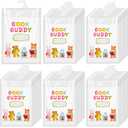 Snapklik 30 Pcs Kids Book Bags Hanging Storage Plastic Bags 13.8 X9.8 Inches Large Hook Take Home Totes Back To School Gifts For Student Classroom Organizer