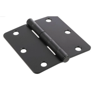Hillman 853581 0.25 X 3.5 In. Round Corner Door Hinge, Oil Rubbed Bronze - Pack Of 3