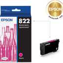 EPSON 822 DURABrite Ultra Ink Standard Capacity Magenta Cartridge (T822320-S) Works with WorkForce Pro WF-3820,3823, 4820, 4830, 4833, 4834 (1 Count (Pack of 1))
