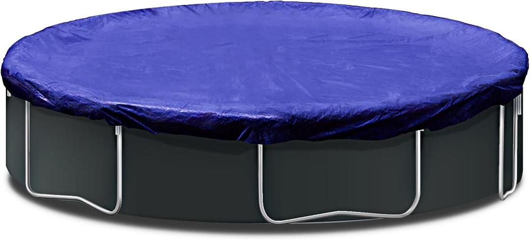 28Ft Heavy-Duty Round Pool Cover, Fit Pool Size 24 Ft, Superior Strength & Durability Round Winter Aboveground Pool Cover, Includes Winch and Cable for Easy Installation, Navy