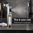 KIVY Glass Oil Sprayer for Cooking Precise Oil & Vinegar Spray Bottle Oil Mister Spray Bottle for Food  Includes Funnel  Perfect for Cooking & Air Fryer (Glass)