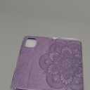 Wallet Case for iPhone 15,[RFID Blocking] 3 Card Holder Stand with Credit Card Slot PU Leather Magnetic Protective Flip Cover for iPhone 15 (Light Purple)