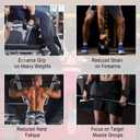 Lifting Hooks for Weight Lifting: Weightlifting Hooks Wrist Straps Hand Grip Support for Deadlift Weightlifting Gym Gloves for Men & Women