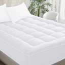 Mattress Topper King Size Pillow Top - Extra Thick Padded Mattress Pad & Protector, Breathable Fitted Deep Pocket 8-21, Ultra Soft & Supportive 1100GMS