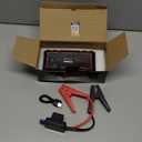 5000A Jump Starter Car Battery Jumper Starter Portable with Jumper Cable, Quick Charge Power Bank, 3 Modes Flashlight, Compass (Coral Red)
