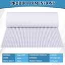 Dimple Drainage Mat 108 Sqft Basement Waterproof Membrane for Foundation and Crawl Space Heavy Duty Underlayment Improves Drainage Prevents Moisture Mold, 19.7"W x 40.9"L