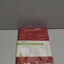 POPRUN Monthly Planner 2026-2027 (Medium 6.5" x 8.5") 18 Months Calendar (Jan 2026 - Jun 2027) - 4 Pages per Month with Expense & Notes, Stair-like tabs, Leather Cover, Sunday Starts - Burgundy