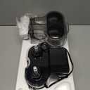 Amzpass Dual-Head Electric Citrus Juicer, Lemon Squeezer with Power Cord and Cleaning Brush, 1-Button Automatic Juicer Machine for Orange, Lemon, Lime, Easy to Clean & Use, Built-in Cutter(Black)