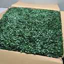 20x20Inch 9Pcs Grass Wall Panels, 4 Layers UV-Anti Boxwood Greenery Hedge with 50 Zip Ties, No Odor Artificial Fake Grass Backdrop Indoor Outdoor Privacy, Birthday Wedding Decor, 25 SQ FT