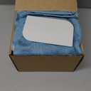 Ozdilek 6-Piece Washcloth Set 13x13 100% Turkish Cotton, 600 GSM, Soft, Gentle on Sensitive Skin, Multi-Purpose Use, Washable, Reusable, Ideal for Baby Care & Spa 6 Towels (Milky Blue)