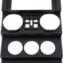 ApplianPar Instrument Panel Dash Center Bezel Trim for Jeep Wrangler 2007-2010