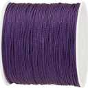 PH PandaHall 0.5mm Waxed Cord,116 Yards Waxed Polyester Cord Purple Waxed Thread Beading String Waxed Craft String for Bracelet Necklace Jewelry Waist Beads Making Crafting Beading Macrame