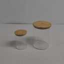 Glass Containers, Set of 3 Airtight Glass Canisters for Flour, Sugar, Rice, Salt (100 OZ/54 OZ/27 OZ)