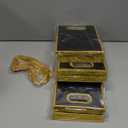 Kolldenn 30 Pcs Thank You Gift Bags with Handles 10.2 x 7.1 x 3.2 Inch Elegant Party Favor Bags with Ribbon Bow for Wedding Bridal Birthday Bridesmaid Holiday Party Supplies(Black)