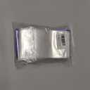 Mylar Bags for Food Storage 100 Pack 3.3 x 5.1 Inch Resealable Smell Proof Bags Foil Pouch Flat Bag with Front Window Purple