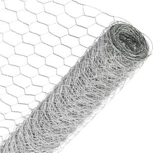 48 in x 150 ft, 2 inch Metal Mesh Fencing, Chicken Wire Fencing, Hexagonal Galvanized Poultry Wire Netting for Chicken, Duck, Goose, Rabbit Fencing