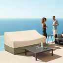 COSFLY Patio Furniture Covers Waterproof, Outdoor 3-Seater Sofa Cover Heavy Duty Fits up to 79W x 38D x 35H inches