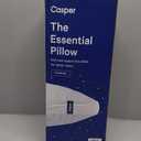 Casper Sleep Essential Pillow, Standard Size Medium Soft Feel, Down-Alternative Fill, Supports Side, Back & Stomach Sleepers