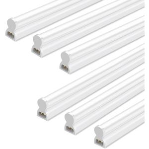 hykolity 6 Pack T5 LED Shop Lights 4FT, 22W 2200LM 6500K Super Bright White