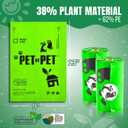 Pet N Pet 540 Counts Green Poop Bags for Dogs, 41% Plant Based & 59% PE Extra Thick Dog Poop Bags Rolls, 9" x 13", Unscented Dog Waste Bag, Pet Supplies for Dogs