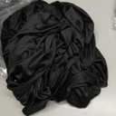 10 ft x 10 ft Wrinkle Free Black Backdrop Curtain for Parties, Polyester Black Photo Backdrop Drapes for Graduation Birthday Wedding Party Stage Curtains, Background Curtains for Stand