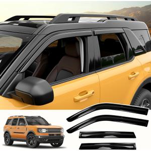 Window Visor Rain Guard for 2021-2025 Ford Bronco Sport Window Visors Shades Wind Deflectors Rain Guards for 2024 Bronco Sport Accessories